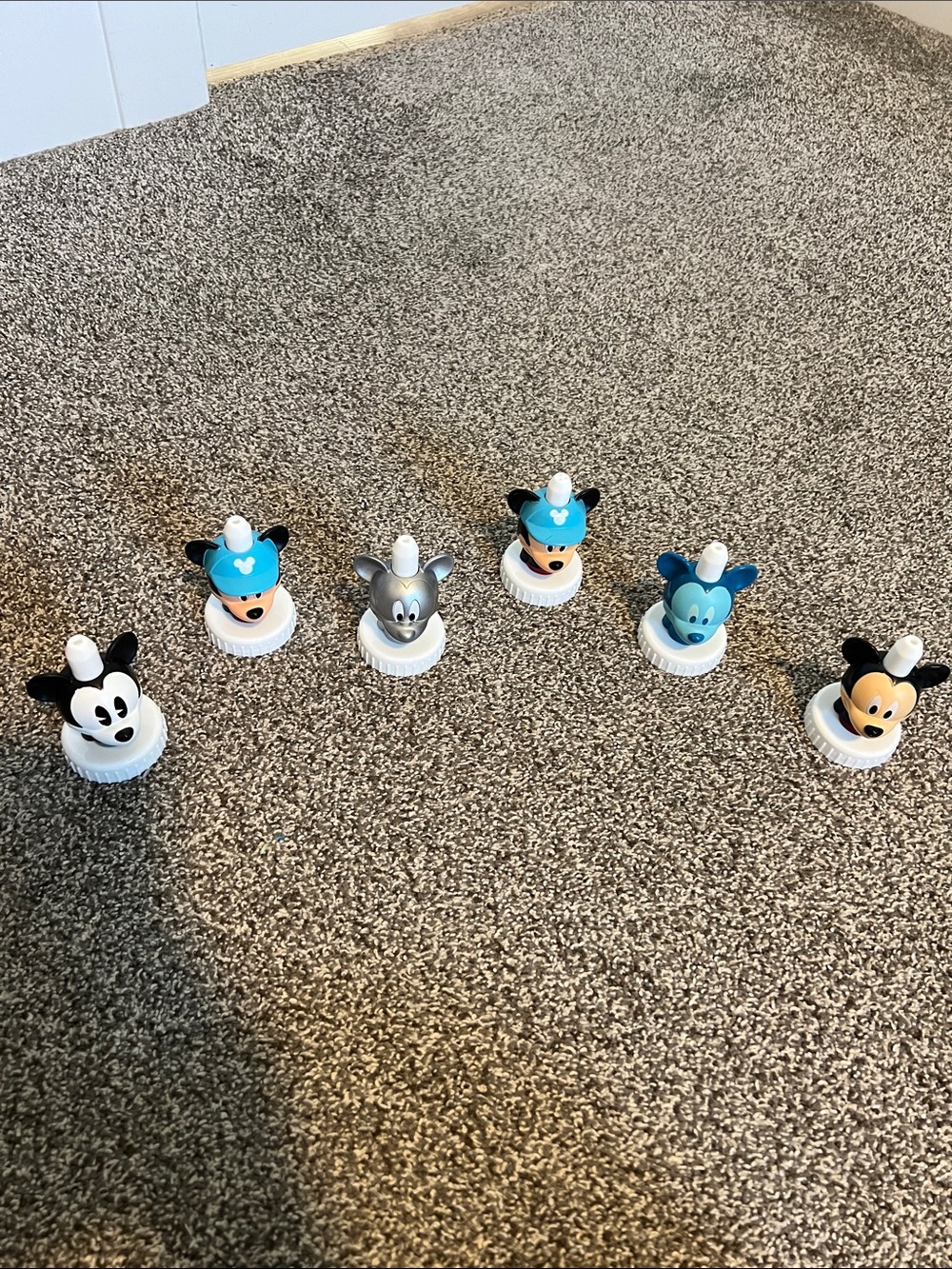 Disney Mickey Mouse Variety Reusable Character Good2Grow Bottle Tops!
